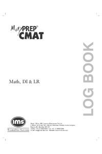 CMAT   Formulae   Rules In Quant, DI   LR